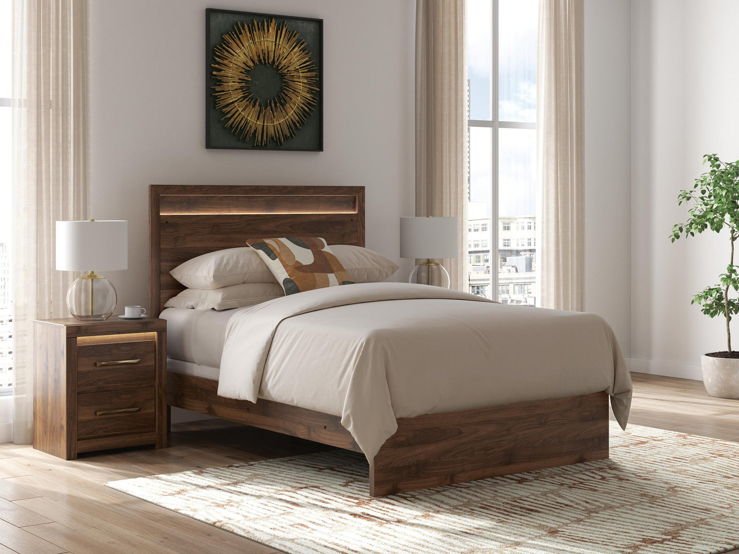 Janfyn  Panel  Bed