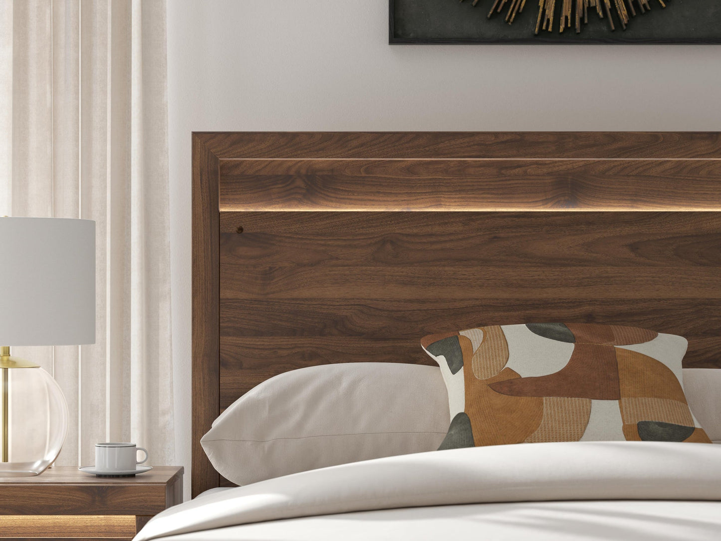 Janfyn  Panel  Bed With 2 Sided Storage
