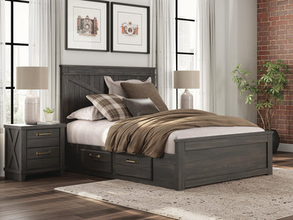 Vonitta Bay  Panel Bed With Storage