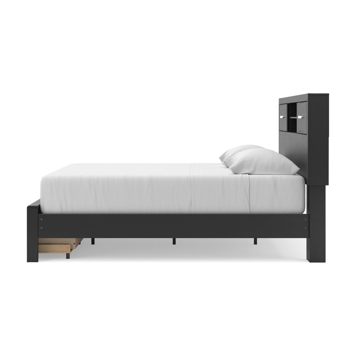 Stabotta  Bookcase Storage Bed