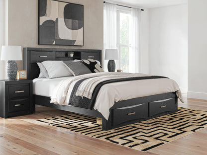 Stabotta  Bookcase Storage Bed