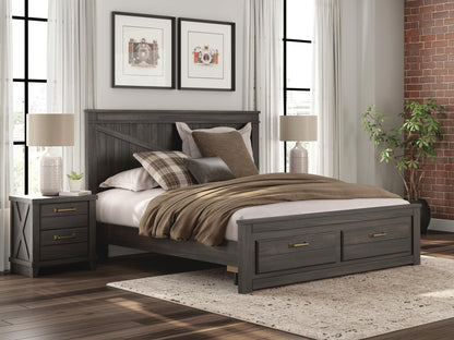Vonitta Bay  Panel Storage Bed