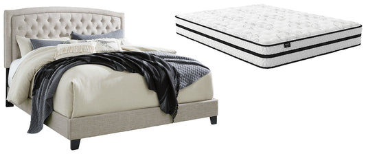 Jerary  Upholstered Bed With Mattress