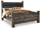 Wynnlow  Poster Bed With Mirrored Dresser, Chest And 2 Nightstands
