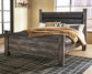 Wynnlow  Poster Bed With Mirrored Dresser, Chest And 2 Nightstands