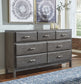 Caitbrook  Storage Bed With 8 Drawers With Dresser And Chest