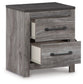 Bronyan  Panel Bed With Mirrored Dresser And 2 Nightstands