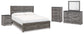 Bronyan  Panel Bed With Mirrored Dresser, Chest And Nightstand