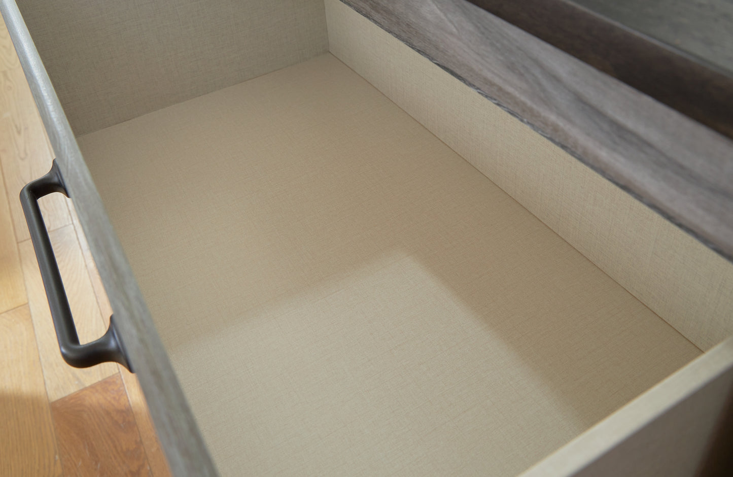 Bronyan  Panel Bed With Dresser