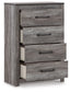 Bronyan  Panel Bed With Mirrored Dresser And Chest