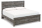 Bronyan  Panel Bed With Mirrored Dresser And Chest