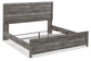 Bronyan  Panel Bed With Mirrored Dresser And Chest