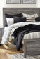 Bronyan  Panel Bed With Mirrored Dresser And Chest