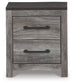 Bronyan  Panel Bed With Mirrored Dresser, Chest And 2 Nightstands