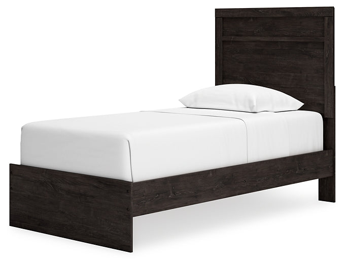 Belachime  Panel Bed With Dresser