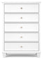 Fortman California  Panel Bed With Mirrored Dresser, Chest And 2 Nightstands