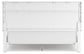 Fortman California  Panel Bed With Mirrored Dresser, Chest And 2 Nightstands