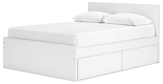 Onita Queen Panel Platform Bed with 2 Side Storage