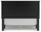 Lanolee  Panel Bed With Mirrored Dresser, Chest And Nightstand