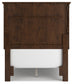 Danabrin  Panel Bed With Mirrored Dresser And 2 Nightstands