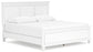 Fortman  Panel Bed With Mirrored Dresser And Chest