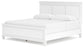 Fortman  Panel Bed With Mirrored Dresser And Chest