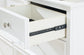 Fortman  Panel Bed With Mirrored Dresser And Chest