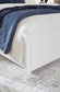 Fortman  Panel Bed With Mirrored Dresser And Chest