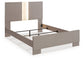 Surancha  Panel Bed With Mirrored Dresser, Chest And Nightstand