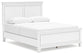 Fortman  Panel Bed With Mirrored Dresser And Chest