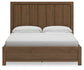 Cabalynn  Panel Bed With Storage With Mirrored Dresser, Chest And Nightstand