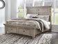 Harrastone California  Panel Bed With Mirrored Dresser, Chest And Nightstand